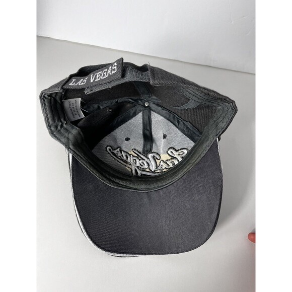 Las Vegas Baseball Cap Gray & White Adjustable Hat - Picture 5 of 7
